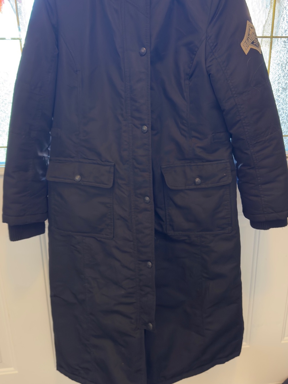 Roots Women's Black Long Puffer Coat